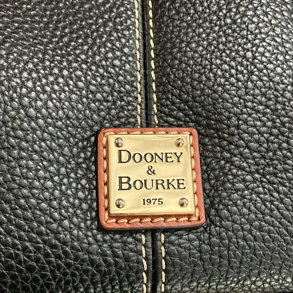 Dooney & Bourke Black and Brown Crossbody Bag - Picture 5 of 10